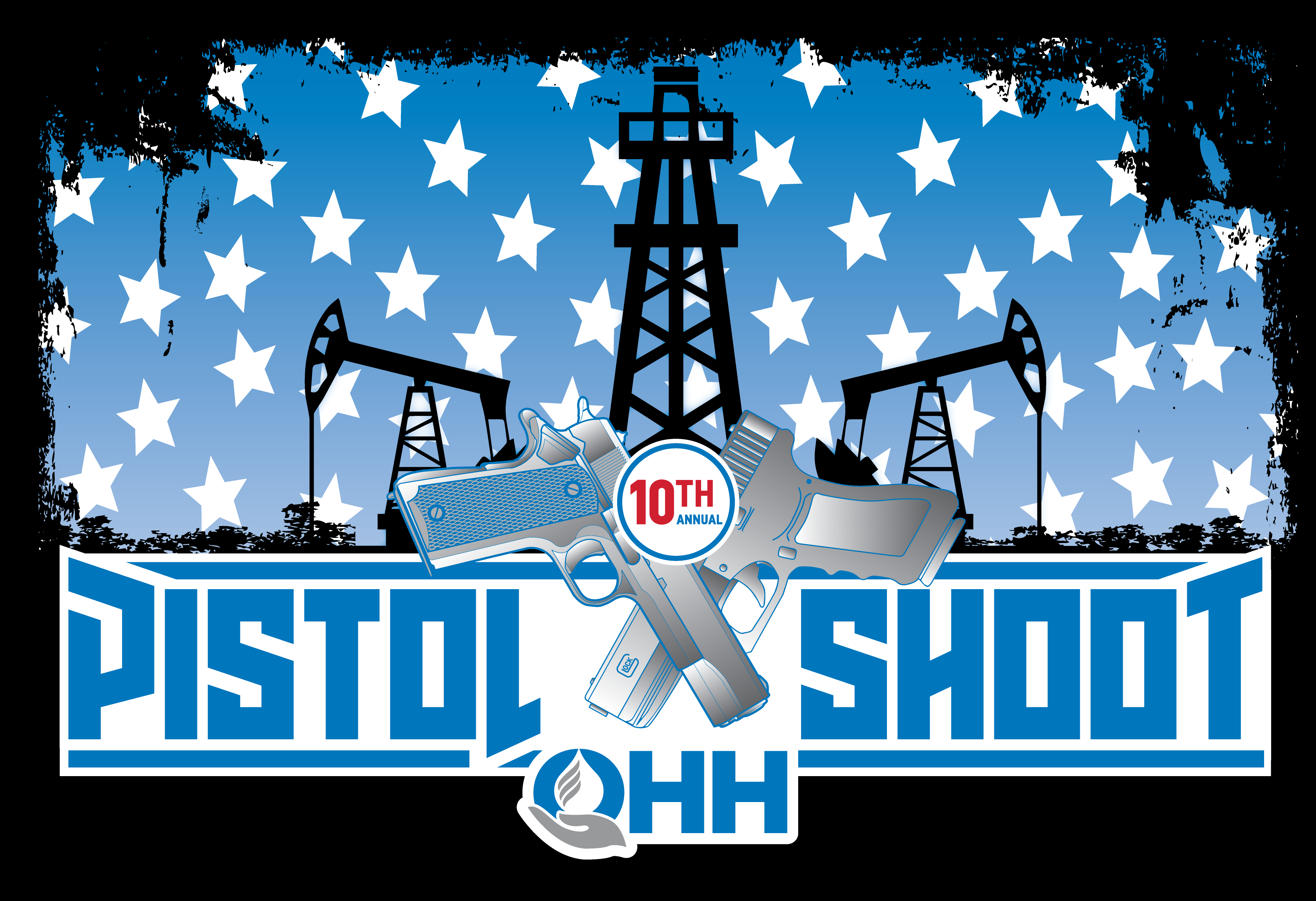 Helping Shoot Winter Houston Hands Pistol Fun Oilfield 10th - Annual